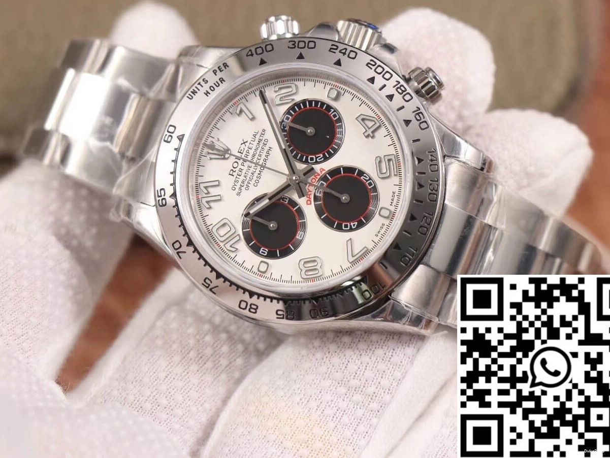 White Cosmograph Factory Dial Daytona 116509 Rolex JH 0927
